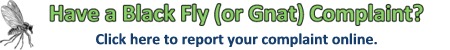 Report a Black Fly Complaint Banner