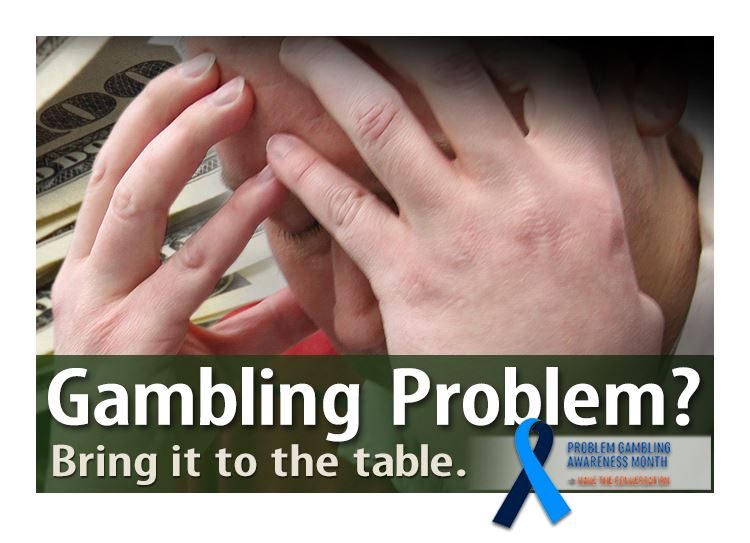 Gambling Awareness Month March Social Media Graphic