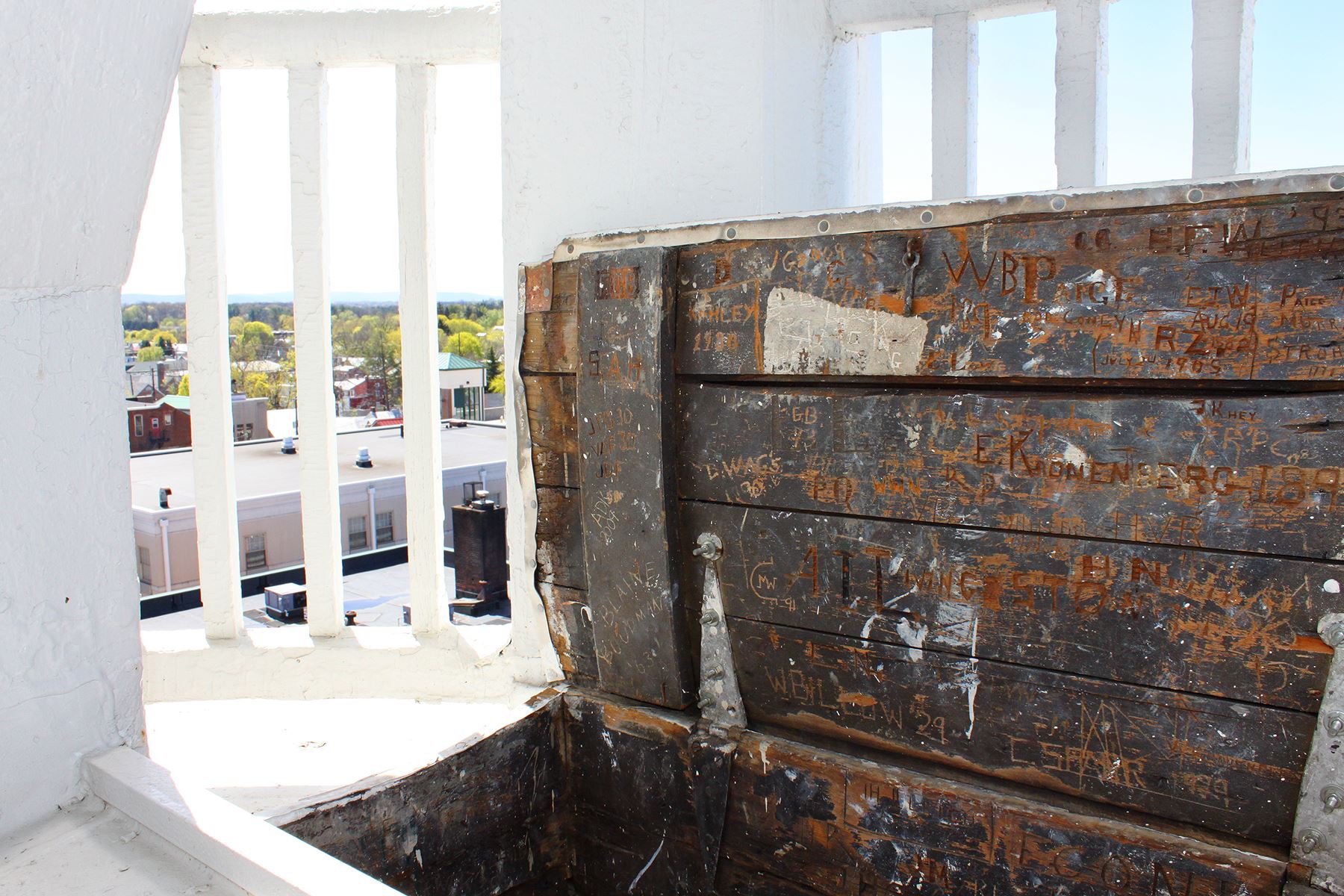 05 . Historic Courthouse clocktower door
