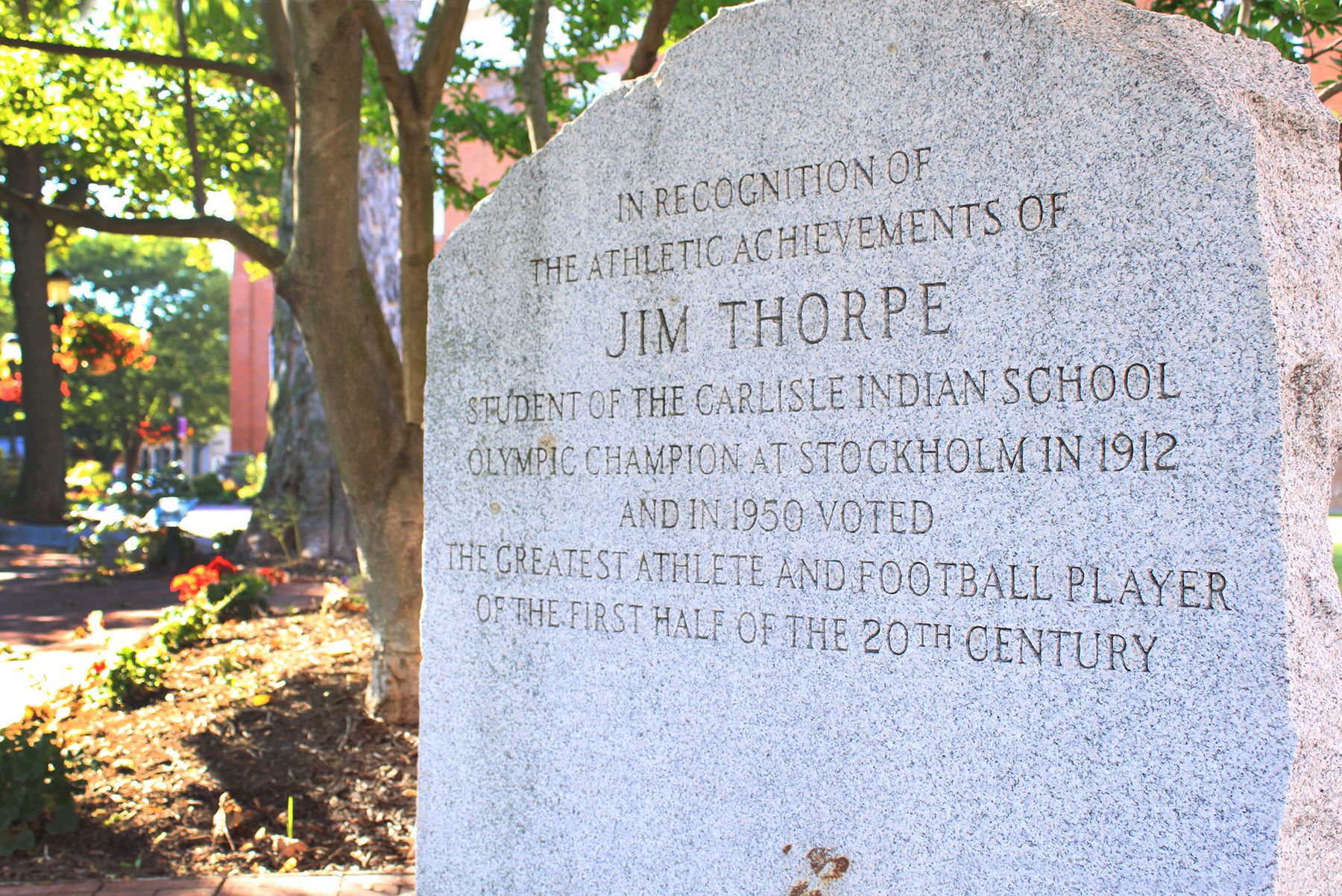 Jim Thorpe Memorila Cumberland County 4x6