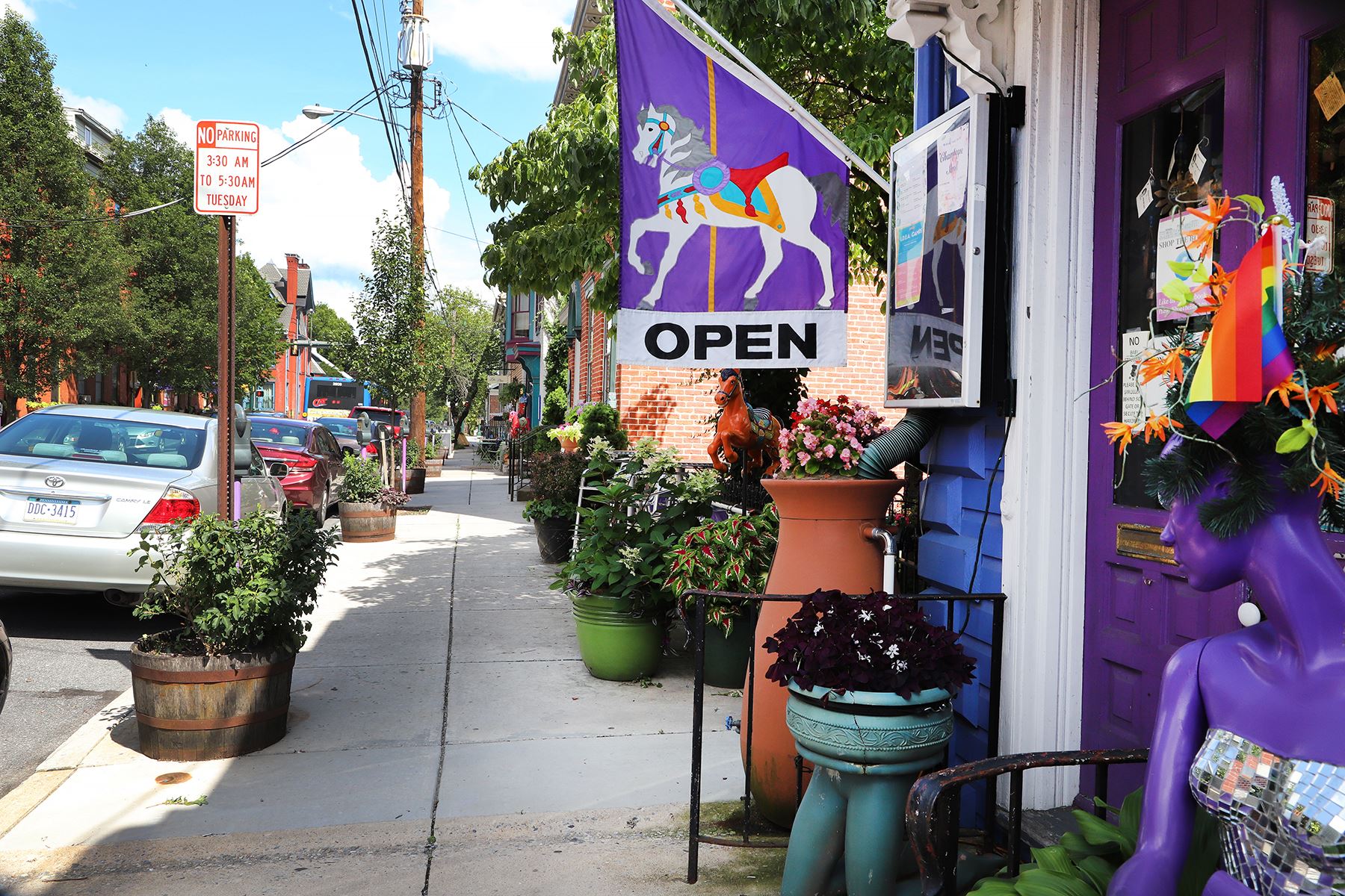 Pomfret Street artisan shops