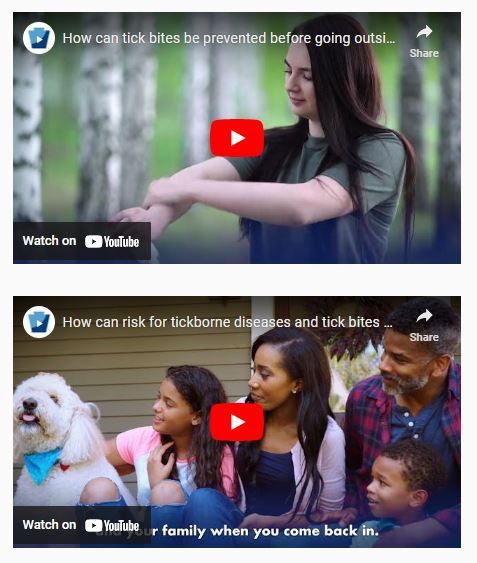 PA Dept Health Tick Video Link
