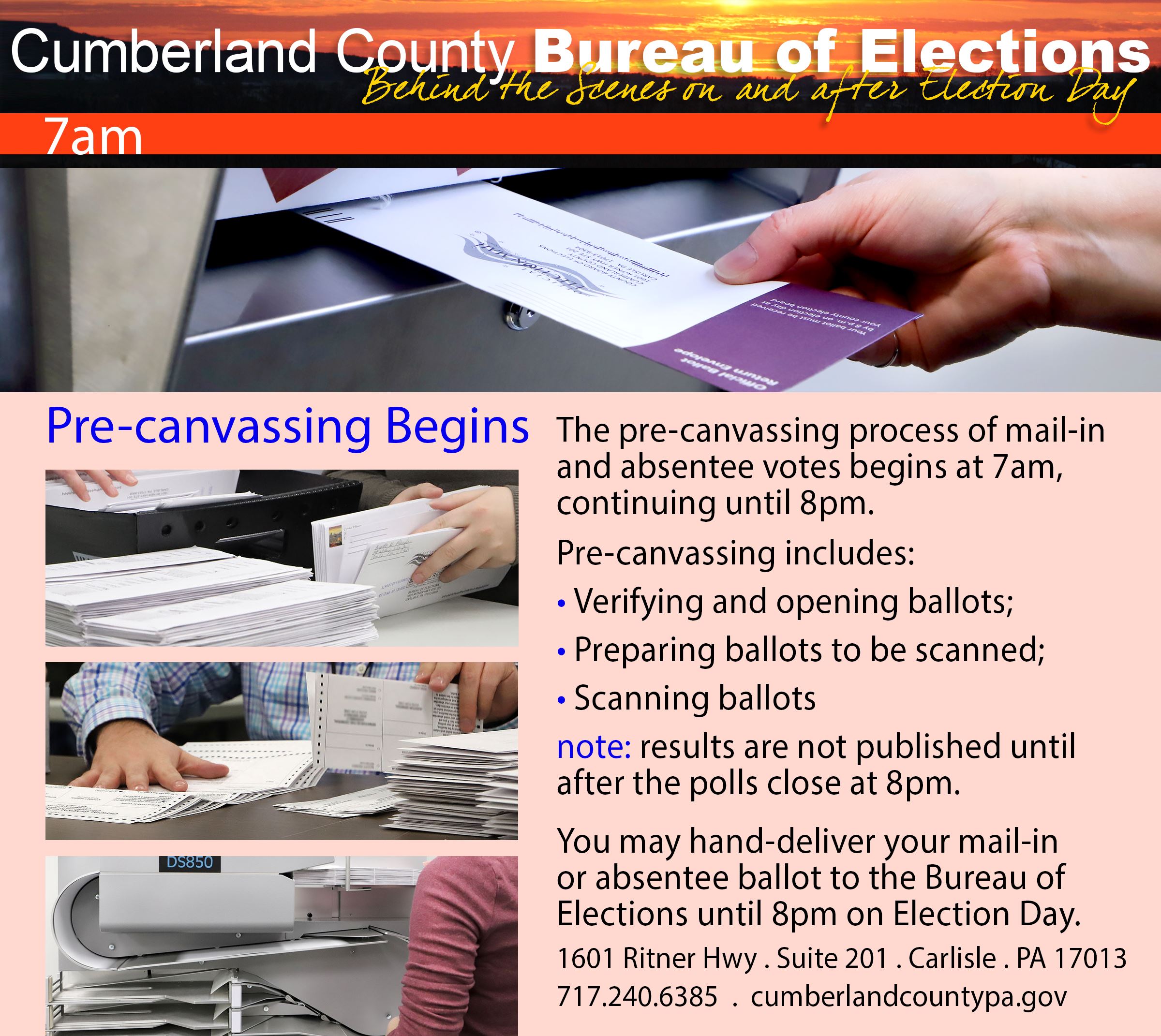 2024 . 02 . 7am pre canvasing Election Day Pre-canvassing Begins