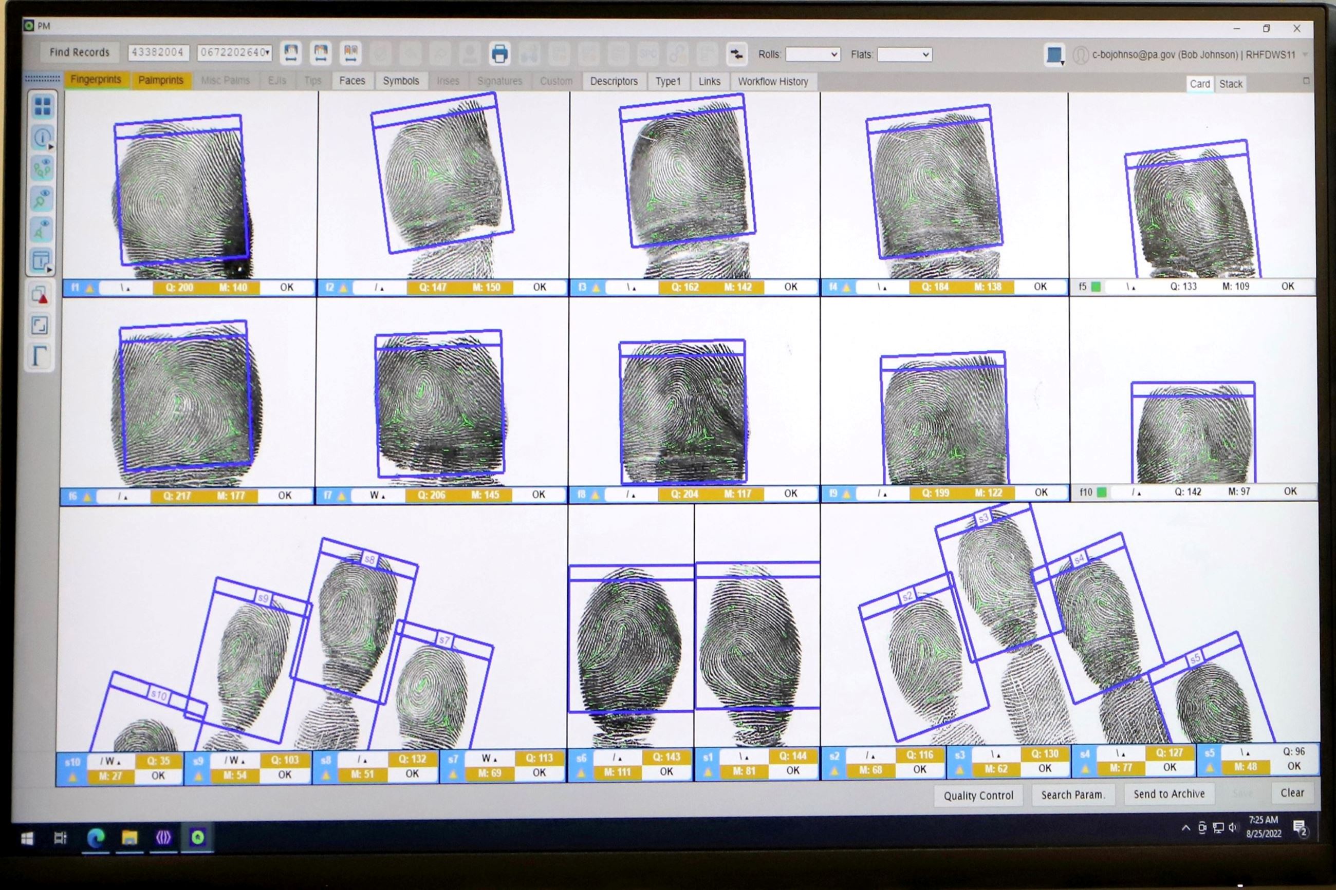Multi-Biometric Identification System (MBIS)