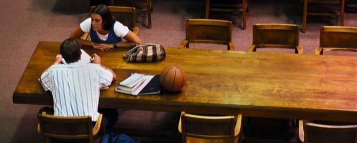 Students at Library Table